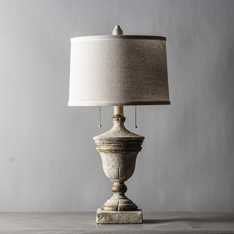 Solar Lamp - Luminária de mesa de estilo retrô,