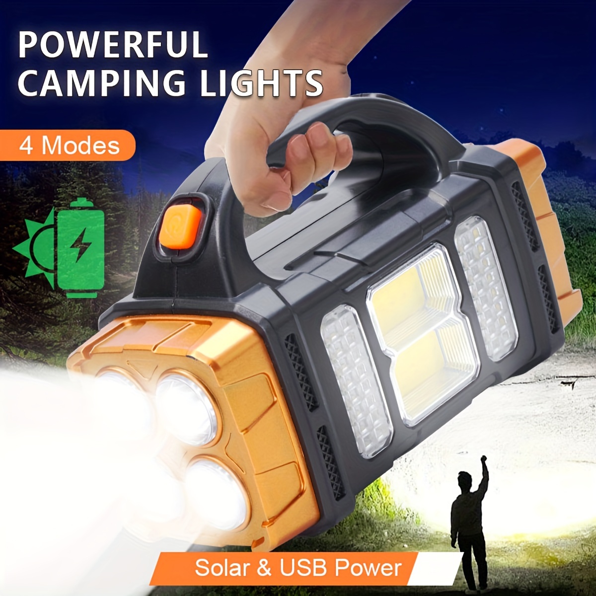 Solar Generator - Nova Lanterna LED Solar Recarregável de
